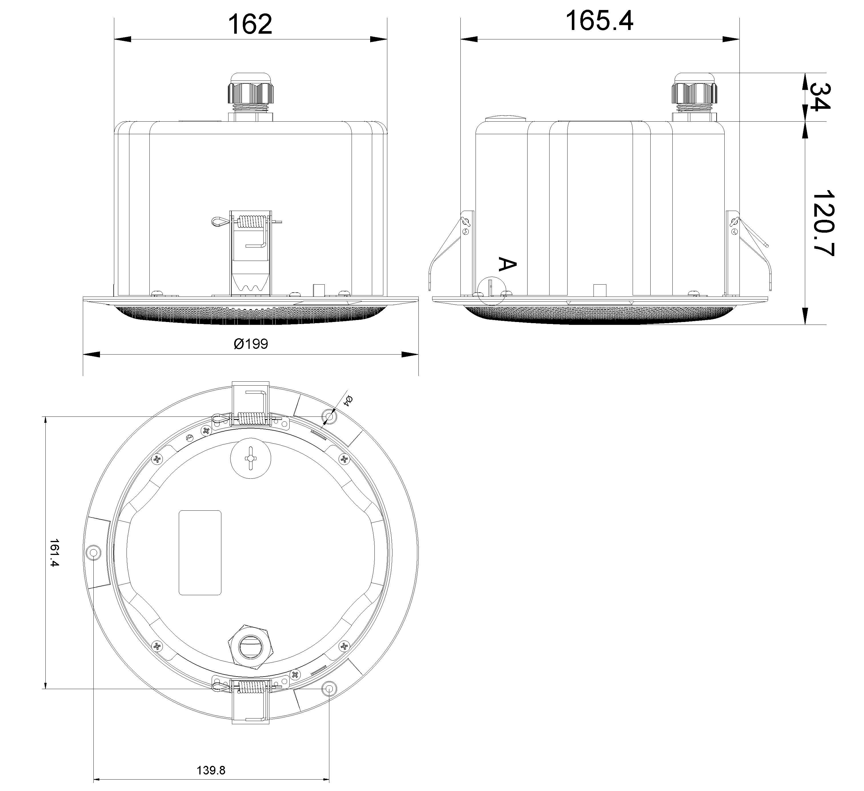 IP ceiling speaker