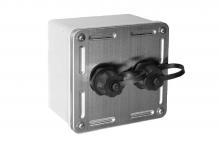 BC-12-024 Industrial IP 67 2xRJ45 STP Cat.6A outlet picture
